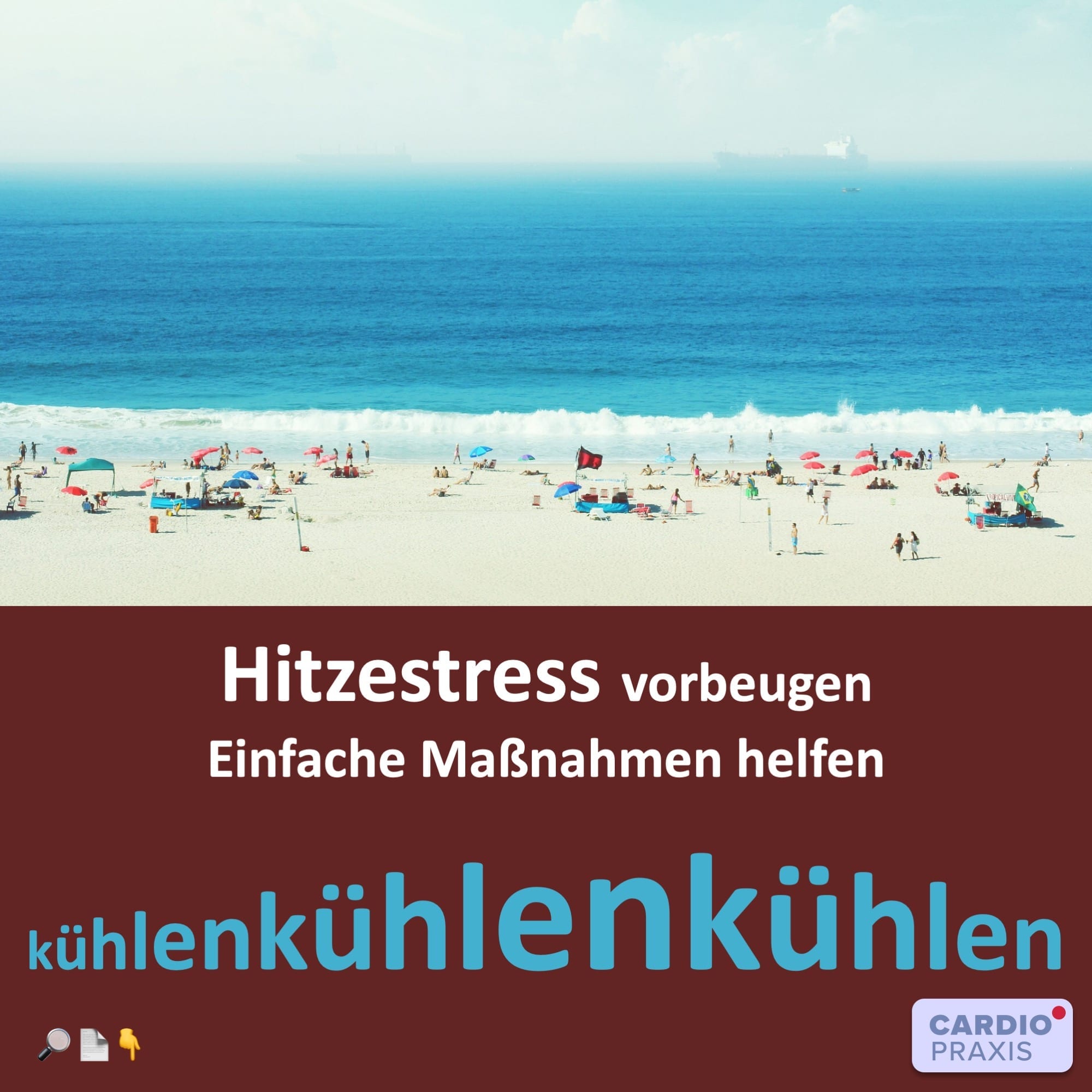 Hitzestress,Herz-Kreislauf-Erkrankungen,Bluthochdruck,Vorhofflimmern,Herzinfarkt,Hitzeerschöpfung,Hitzeschlag,Herzschutz,Hitzeprävention,Risikogruppen,Flüssigkeitshaushalt,Elektrolyte,Medikamentenanpassung,Verhaltenstipps,Abkühlung