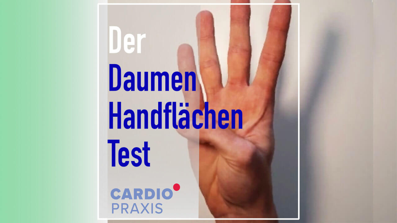 Aneurysmen selbst erkennen: Mit dem Daumen-Handflächen-Test kein Problem!