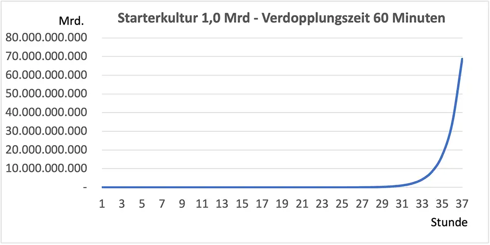 starterkultur verdopplungszeit bakterien