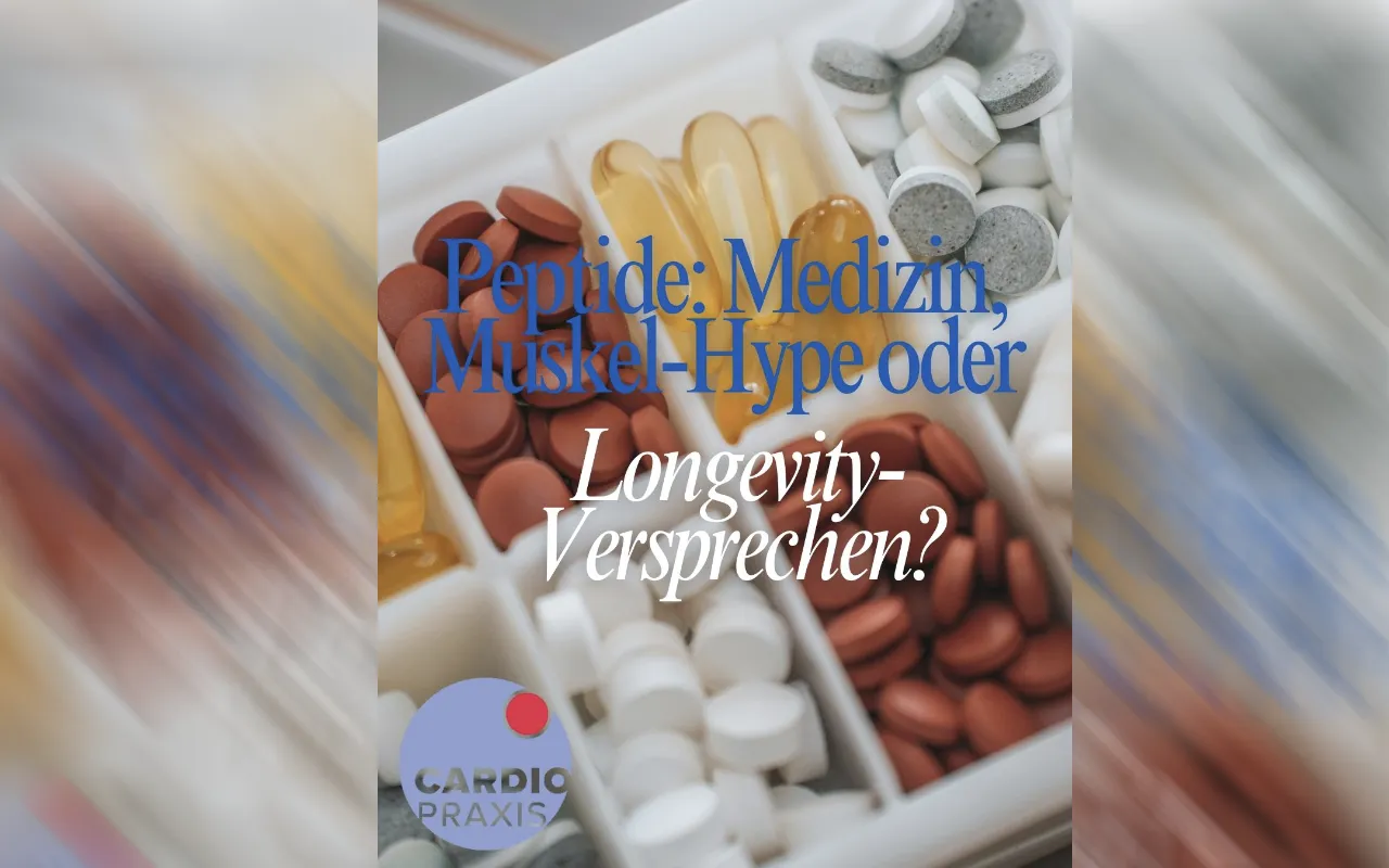 Tabletten und Kapseln mit Peptid-Schriftzug